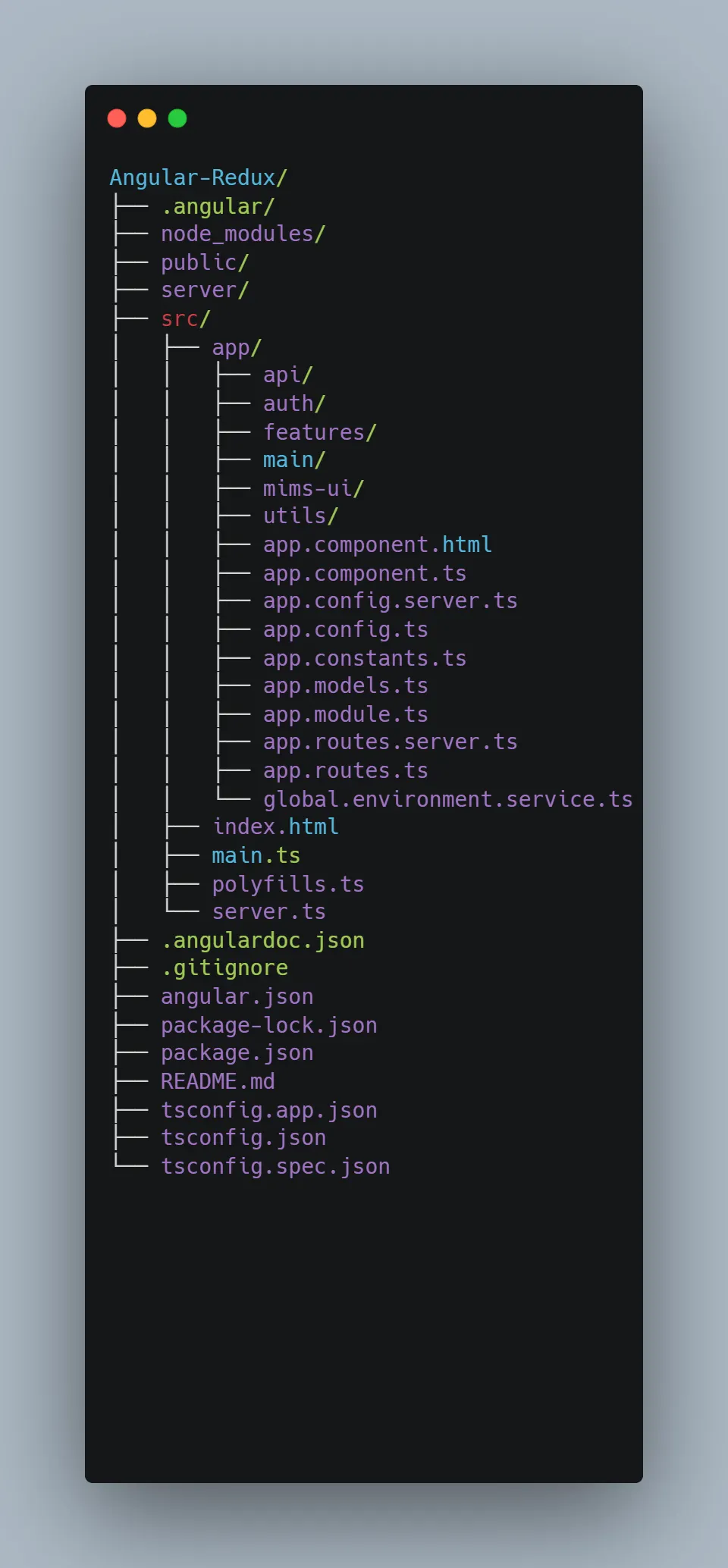 Project file structure