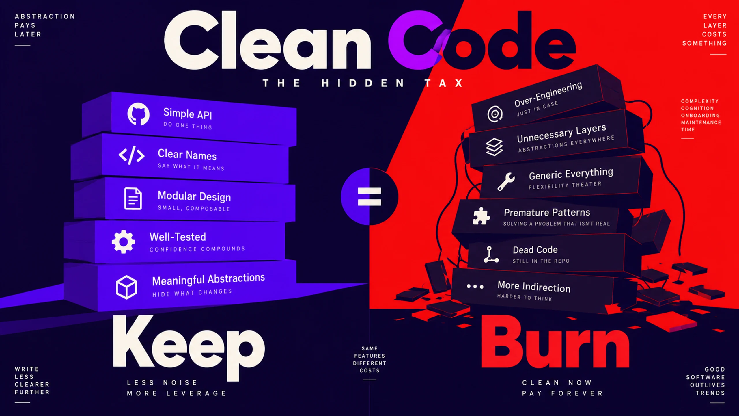 The Hidden Tax of “Clean” Code: Knowing Which Abstractions to Keep (and Which to Burn)