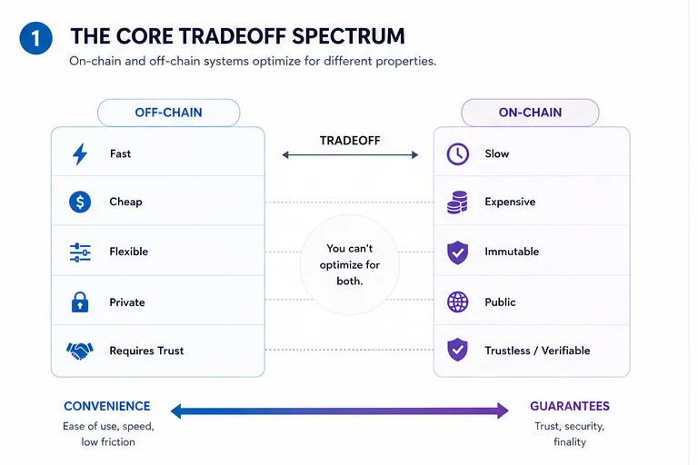 Web3 architecture decision for on-chain and off-chain data